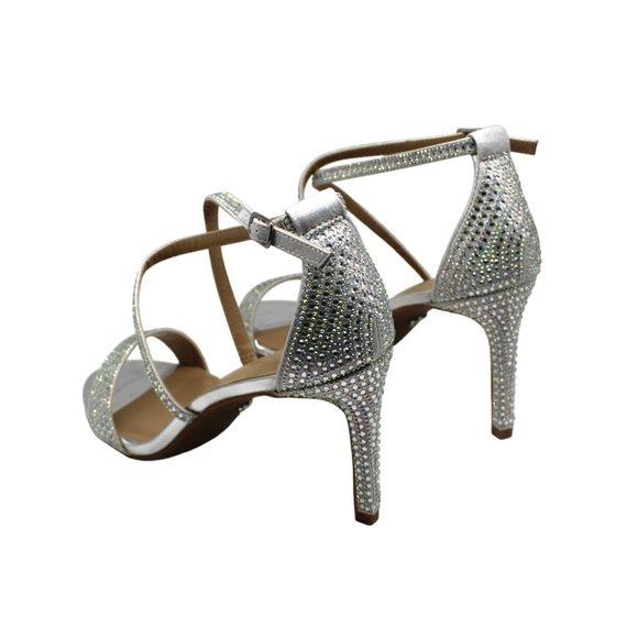 Thalia Sodi Women's Darria Embellished Evening Sandals - Silver Metallic Fb - Picture 6 of 7